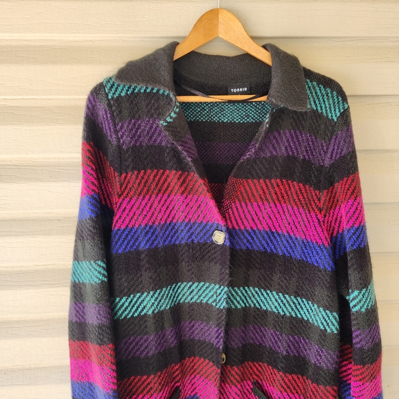 Torrid Coatigan collared sweater - Picture 4 of 13